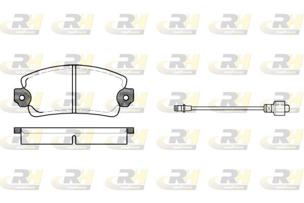 Brake Pad Set, disc brake TALBOT 1307/1308 77-