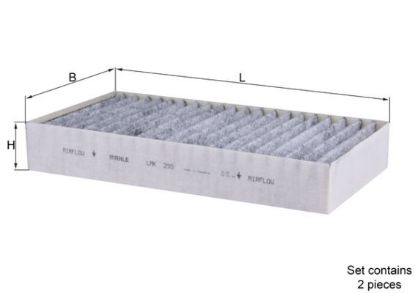 Filter, cabin air MERCEDES-BENZ - 164 830 02 18