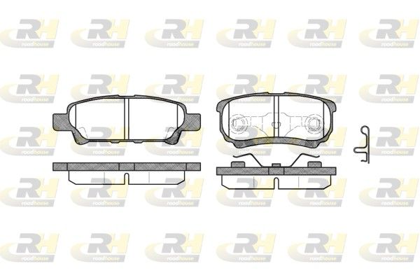 Brake Pad Set, disc brake CHRYSLER - 05191271AB