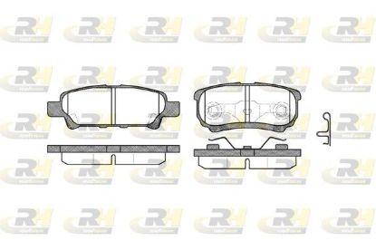 Brake Pad Set, disc brake CHRYSLER - 05191271AB