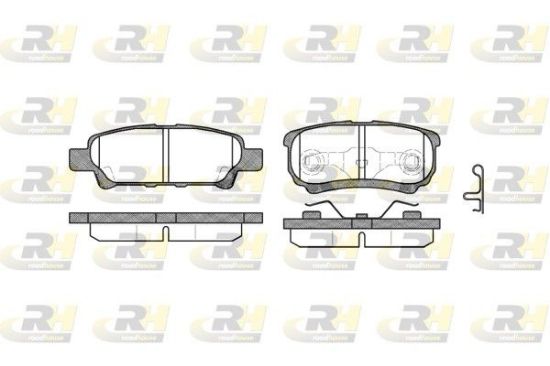 Brake Pad Set, disc brake CHRYSLER - 05191271AB