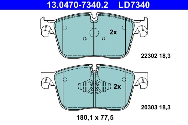 Brake Pad Set, disc brake -