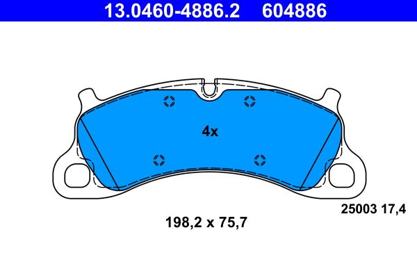 Brake Pad Set, disc brake -