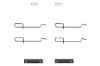 Accessory Kit, disc brake pad -