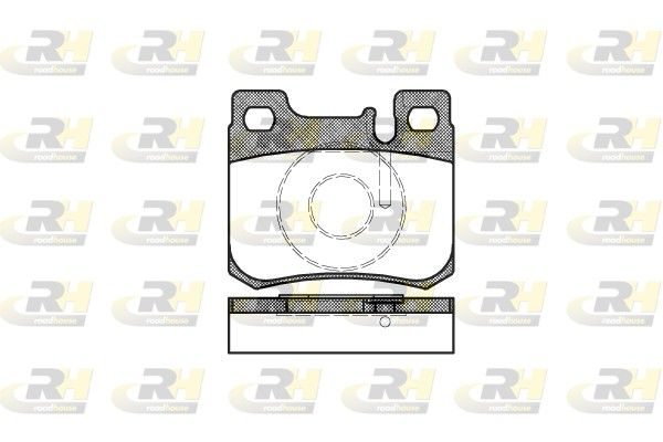 Brake Pad Set, disc brake MB W201,W202,W124 88-00 tagu