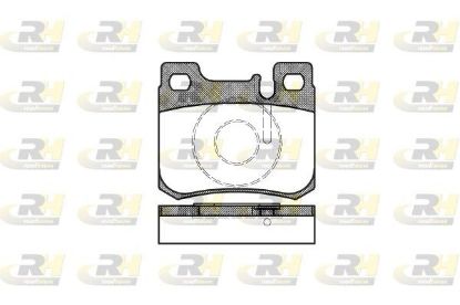 Brake Pad Set, disc brake MB W201,W202,W124 88-00 tagu