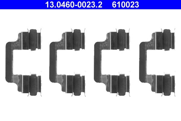 Accessory Kit, disc brake pad -