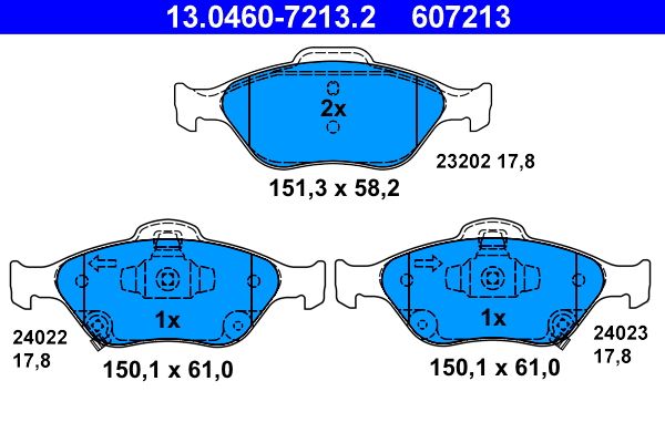 Brake Pad Set, disc brake -