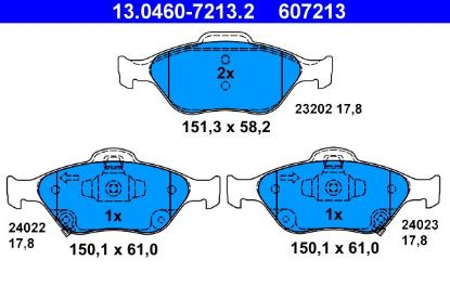 Brake Pad Set, disc brake -