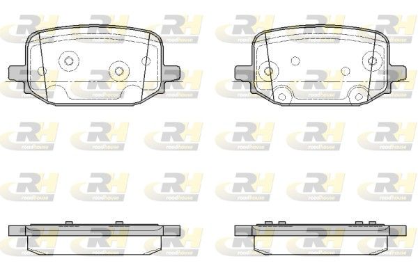 Brake Pad Set, disc brake FORD