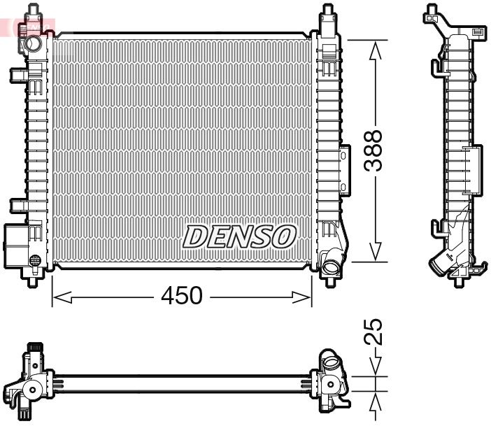 Radiator, engine cooling - Radiator, engine cooling -