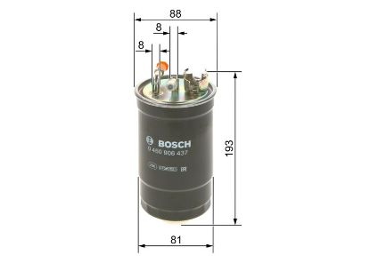 Fuel Filter LEON (1M1), TOLEDO II (1M2)