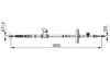 Cable Pull, parking brake -