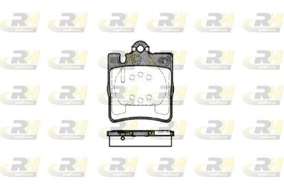 Brake Pad Set, disc brake MERCEDES-BENZ - 002 420 52 20