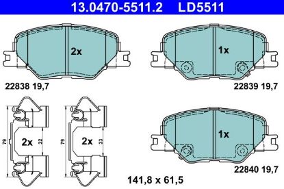 Brake Pad Set, disc brake -