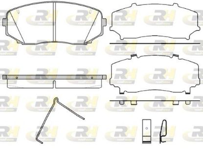 Brake Pad Set, disc brake MAZDA - EHY2-33-28Z Brake Pad Set, disc brake MAZDA - EHY2-33-28Z