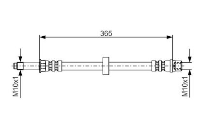 Brake Hose VAG - 1L0 611 701 A