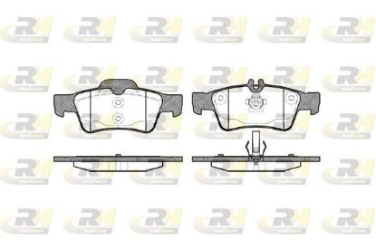 Brake Pad Set, disc brake MERCEDES-BENZ - 003 420 51 20