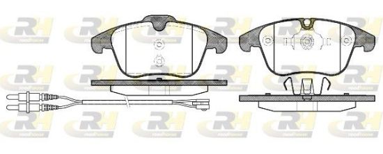 Brake Pad Set, disc brake PSA - 16 101 038 80
