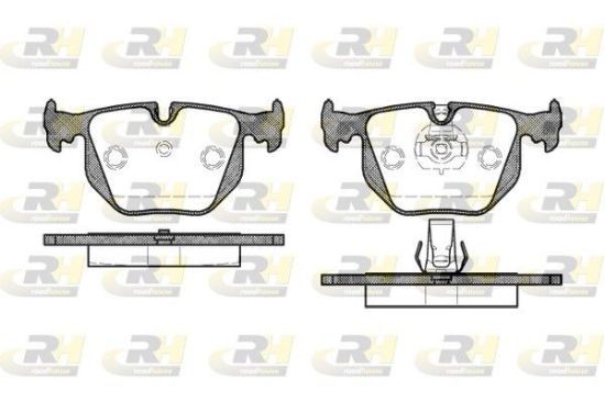 Brake Pad Set, disc brake LAND ROVER - SFP000120