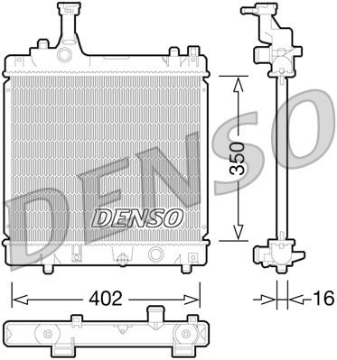 Radiator, engine cooling -
