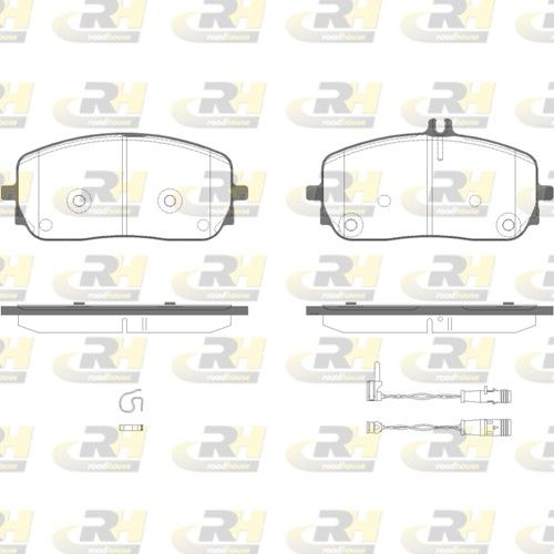 Brake Pad Set, disc brake MERCEDES-BENZ - 000 420 54 03
