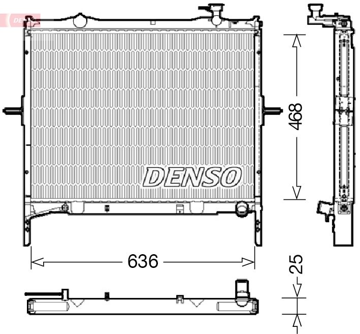 Radiator, engine cooling -