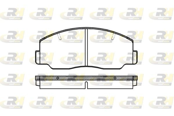 Brake Pad Set, disc brake Toyota Liteace 1.3 79-86 esi