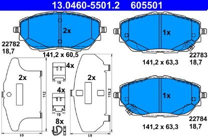 Brake Pad Set, disc brake -