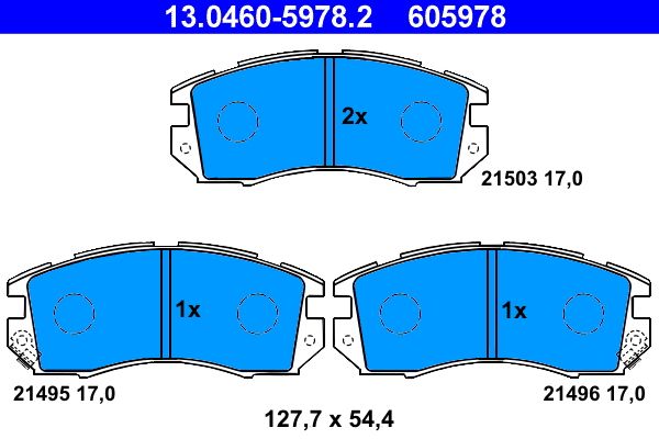 Brake Pad Set, disc brake -