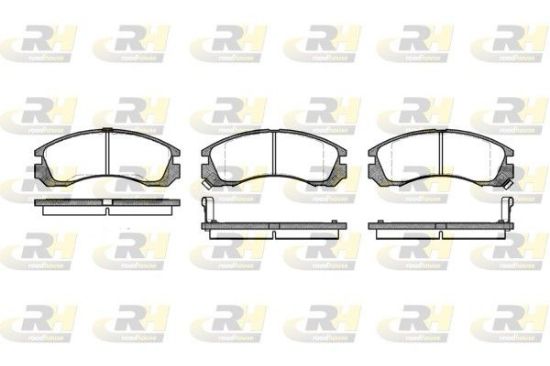 Brake Pad Set, disc brake MITSUBISHI - MB699453