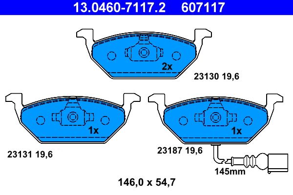 Brake Pad Set, disc brake -