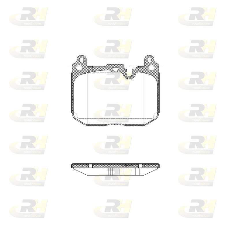 Brake Pad Set, disc brake BMW - 34 10 6 889 266