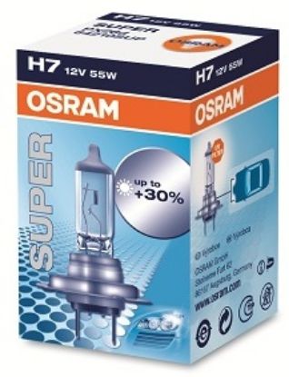 Bulb, spotlight H7 SUPER +30% 55W PX26D
