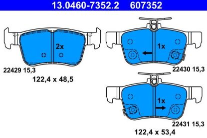 Brake Pad Set, disc brake -