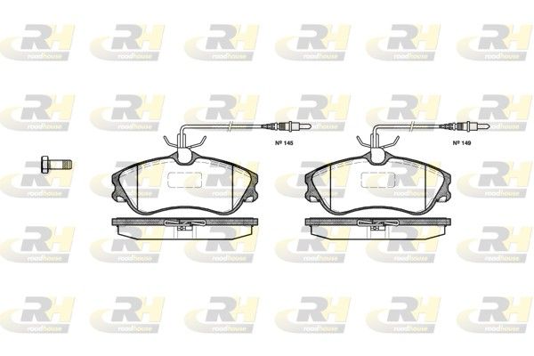 Brake Pad Set, disc brake PSA - 16 113 350 80