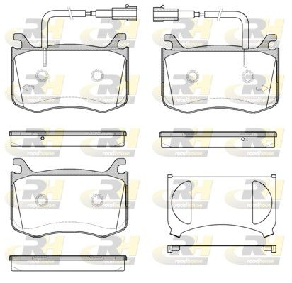 Brake Pad Set, disc brake ALFA ROMEO GIULIA (952_) (10/15-)