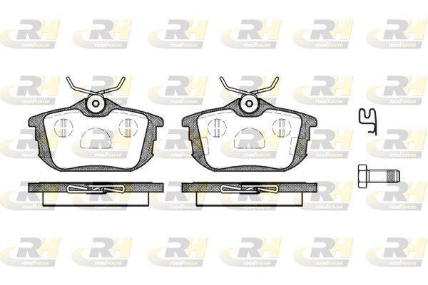 Brake Pad Set, disc brake VOLVO - 3345678