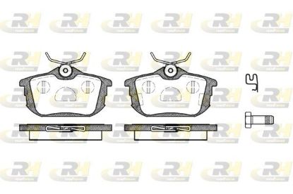 Brake Pad Set, disc brake VOLVO - 3345678