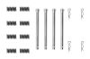 Accessory Kit, disc brake pad -