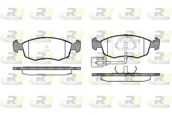 Brake Pad Set, disc brake Ford SIERRA,SCORPIO 87-94 esi