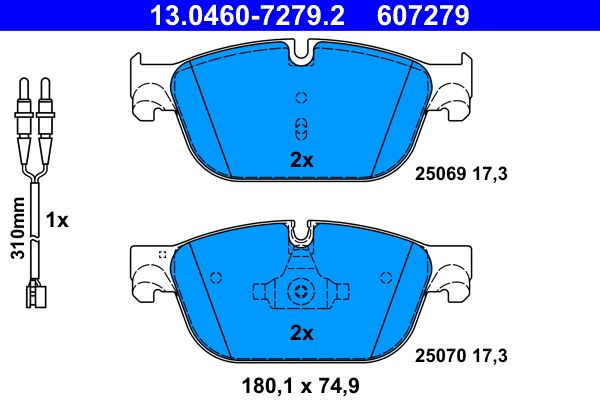 Brake Pad Set, disc brake -