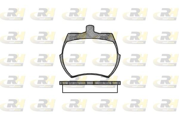 Brake Pad Set, disc brake AUSTIN MINI 09.58 - 06.93