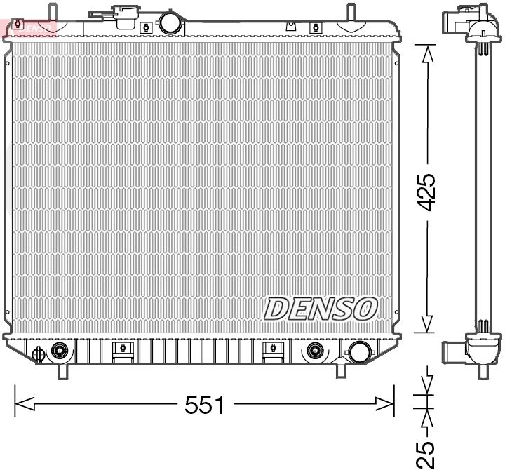 Radiator, engine cooling -