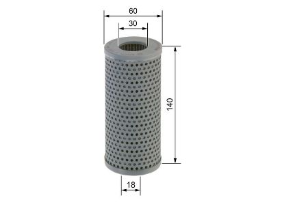 Filter, operating hydraulics -