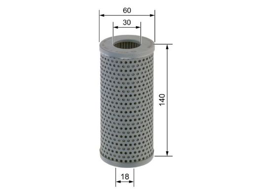 Filter, operating hydraulics -