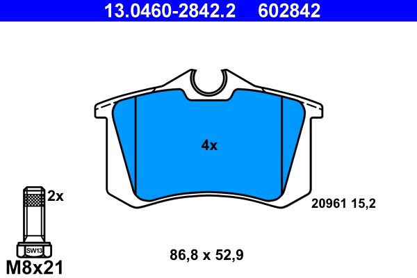 Brake Pad Set, disc brake -