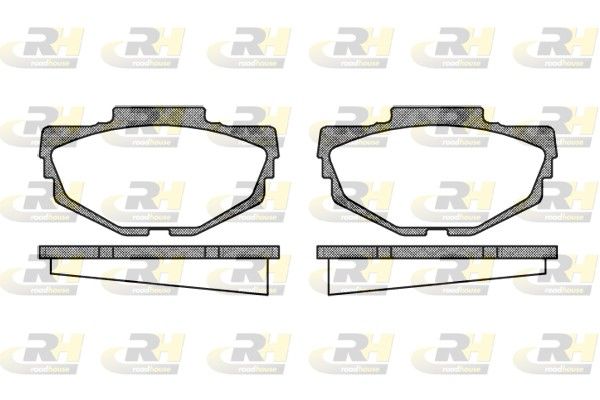 Brake Pad Set, disc brake MG 67-70 esim.