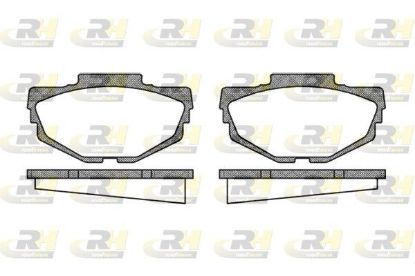 Brake Pad Set, disc brake MG 67-70 esim. Brake Pad Set, disc brake MG 67-70 esim.