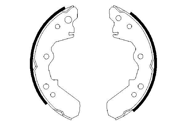 Brake Shoe Set - Brake Shoe Set -